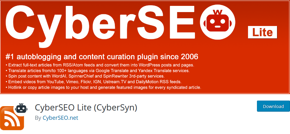 CyberSEO Lite (CyberSyn)