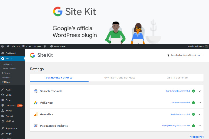 Site Kit WordPress plugin from Google