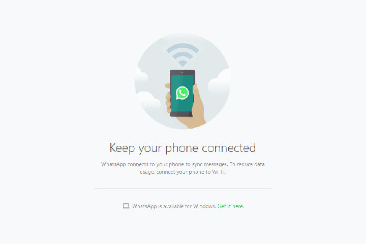 Keep your phone connected on whatsapp