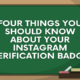 Four Things You Should Know About Your Instagram Verification Badge